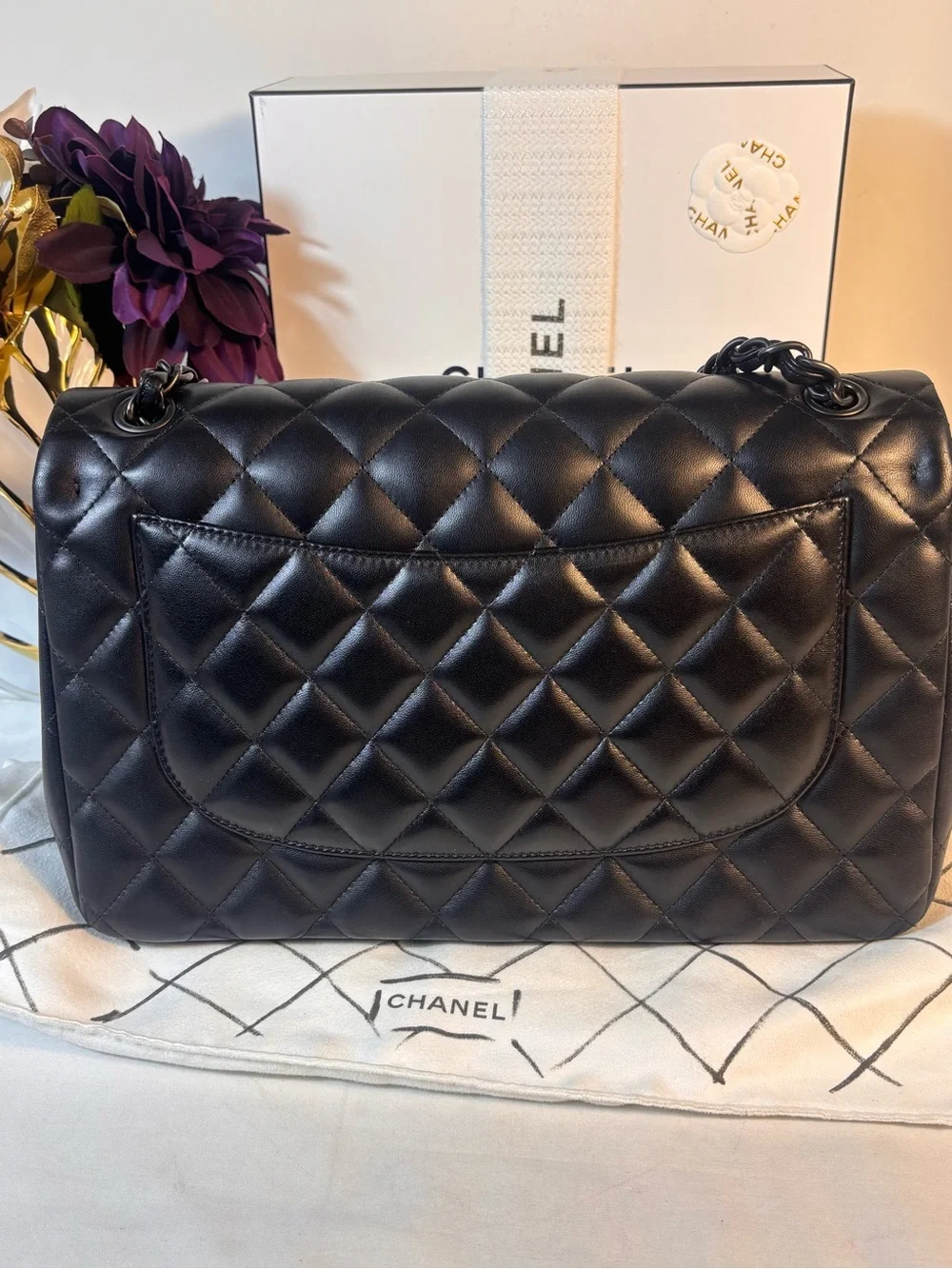 Chanel Jumbo Classic Double Flap So Black